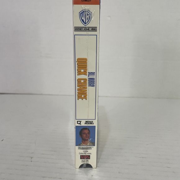 Quick Change VHS VCR Video Tape Bill Murray SEALED New - Picture 4 of 6
